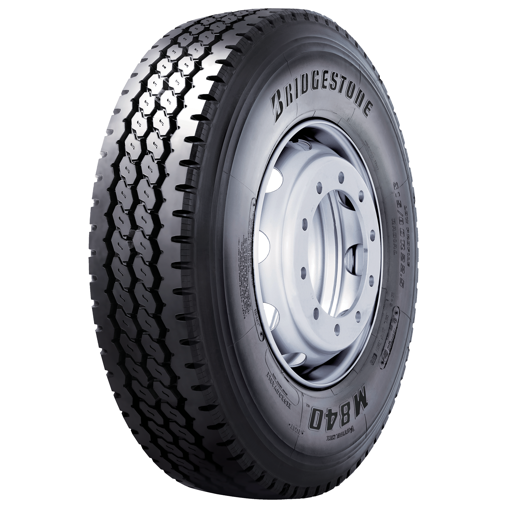 Bridgestone M 840 14PR M+S 3PMSF 10 R22.5 144/142K