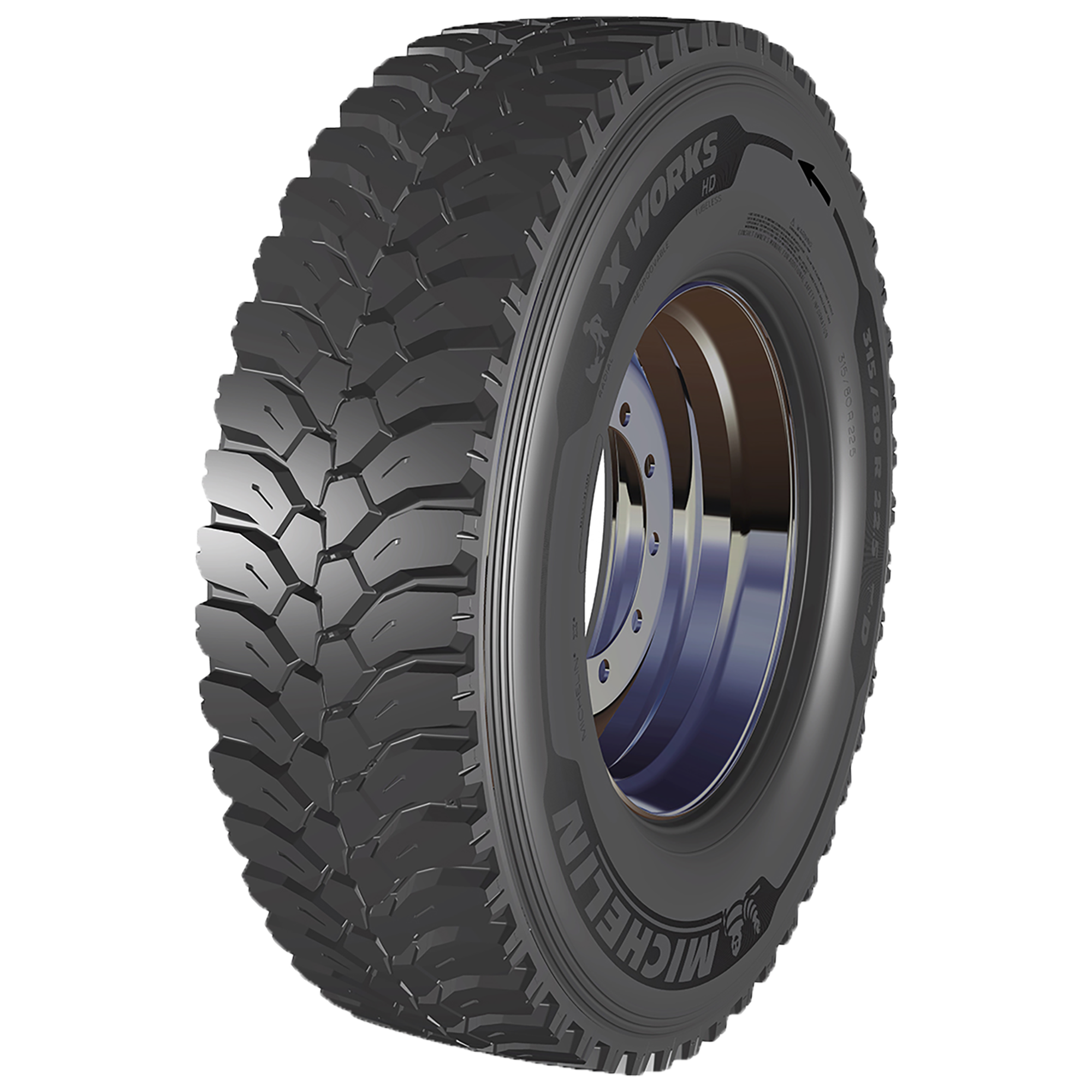 Michelin X Works HD D VM 13 R22.5 156/151K (158/152G)