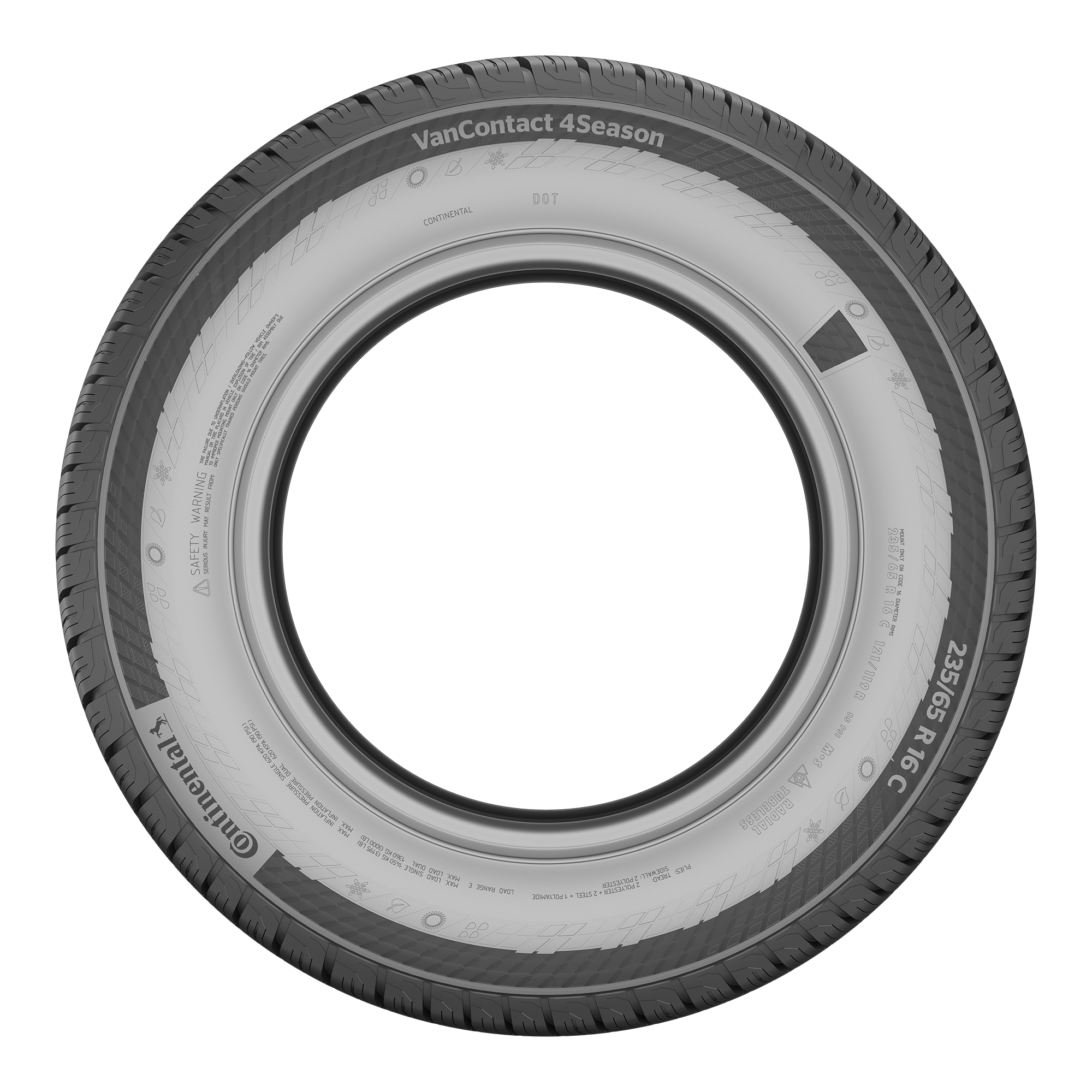 Continental VanContact 4Season 8PR - Image 2